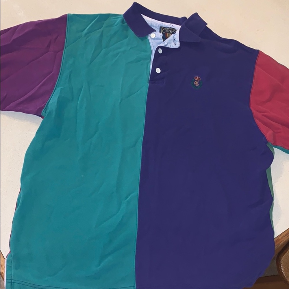 Chaps Ralph Lauren VINTAGE Men’s Color Block Polo